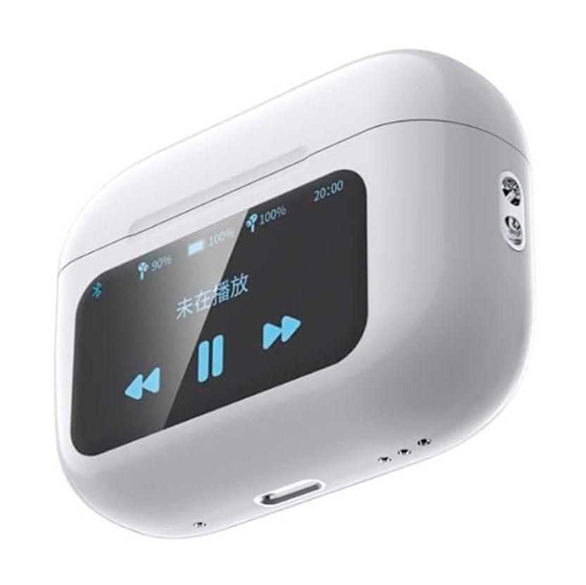 Audífonos tipo Airpods con pantalla