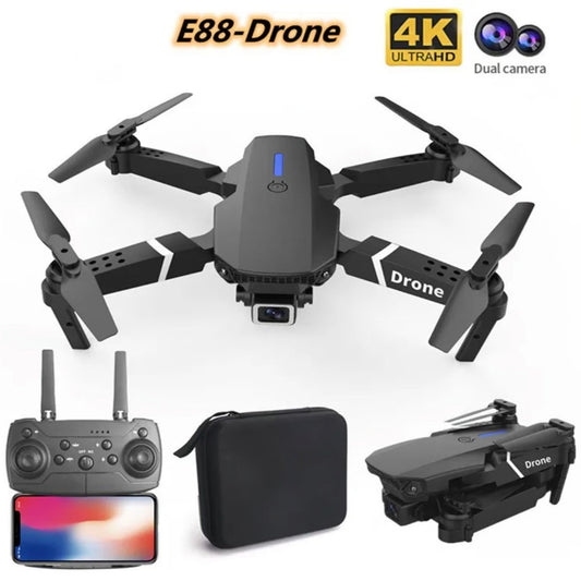 DRONE E88 PRO DOBLE CAMARA 4K