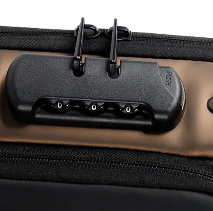 BOLSO ANTI ROBO DE CUERO CON USB